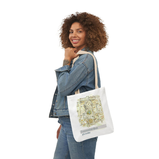 Prague-inspired Tote Bag with 4-Color Straps