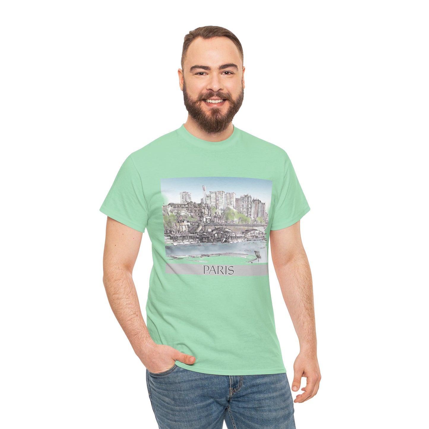 Paris-Inspired Unisex Crewneck T-shirt