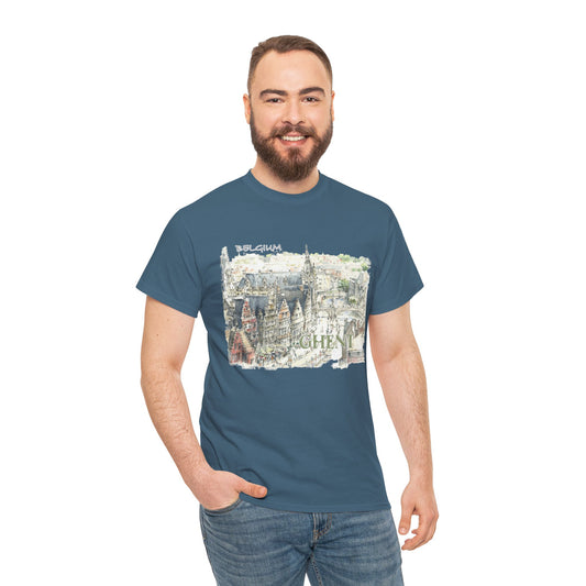 Ghent-Inspired Unisex Crewneck T-shirt