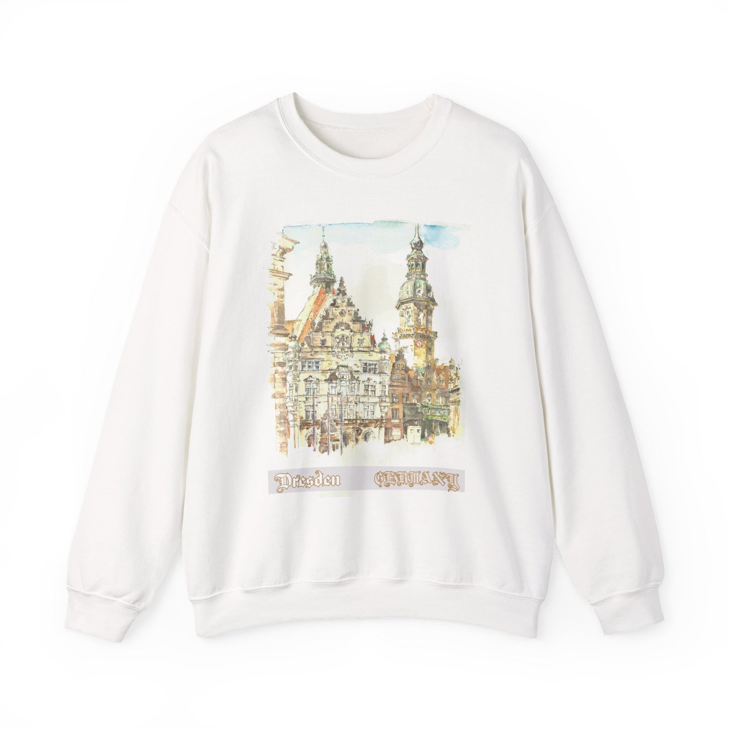 Dresden-Inspired Unisex Crewneck Sweatshirt