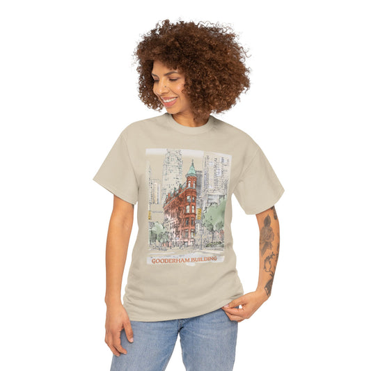 Gooderham building-Inspired Unisex Crewneck T-shirt