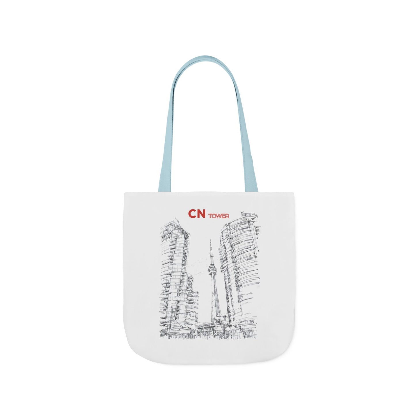 CN Tower-inspired Tote Bag with 4-Color Straps
