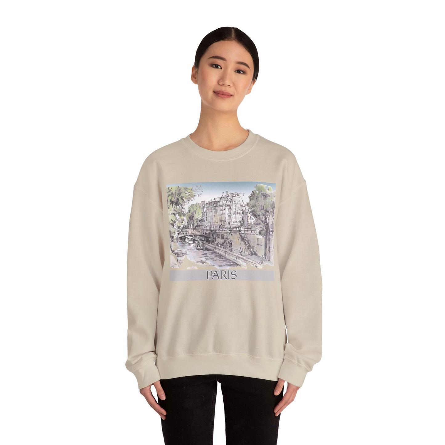 Paris-Inspired Unisex Crewneck Sweatshirt