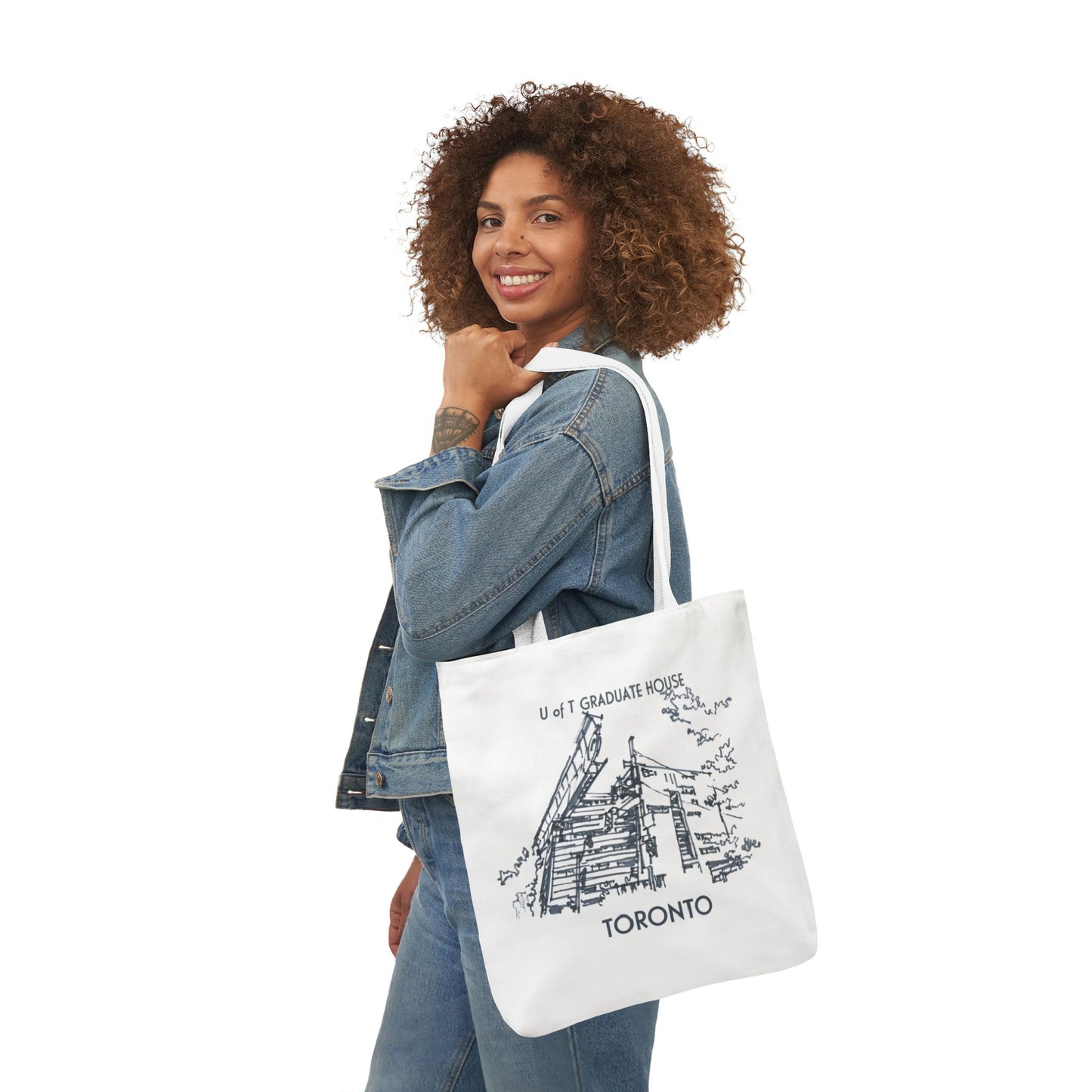 Toronto-inspired Tote Bag with 3-Color Straps