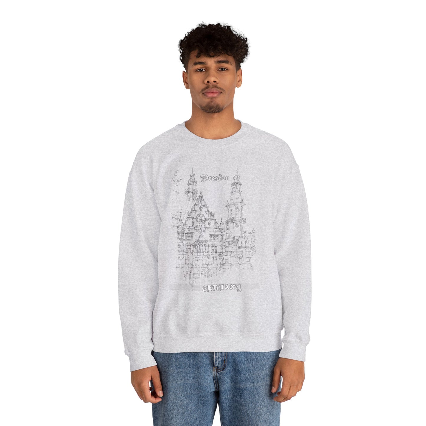 Dresden-Inspired Unisex Crewneck Sweatshirt