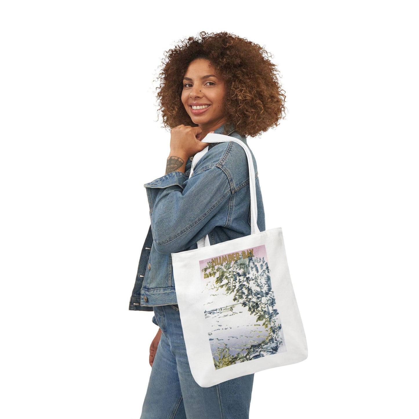 Toronto Humber Bay-inspired Tote Bag with 5-Color Straps