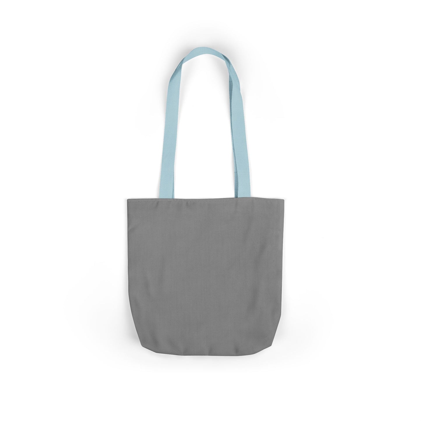 Prague-inspired grey Tote Bag with 4-Color Straps