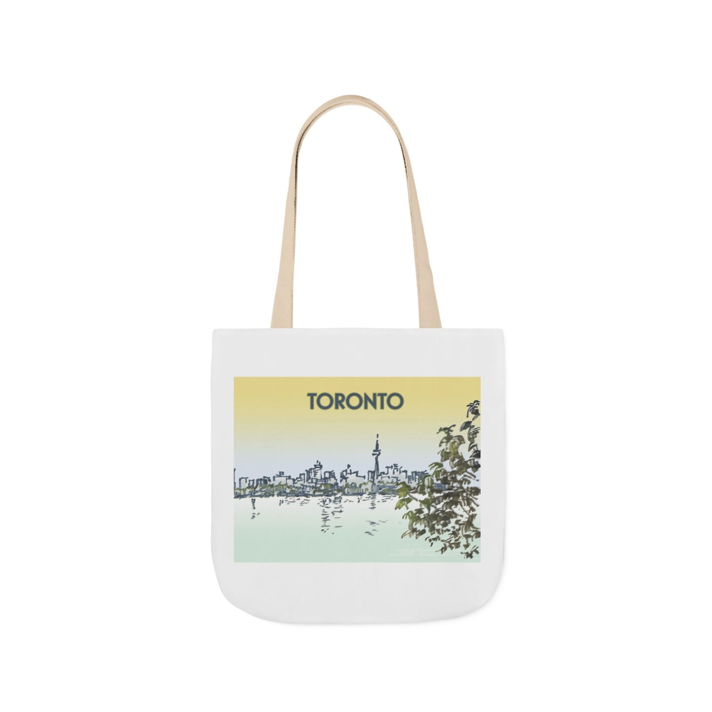 Toronto-inspired Tote Bag with 4-Color Straps