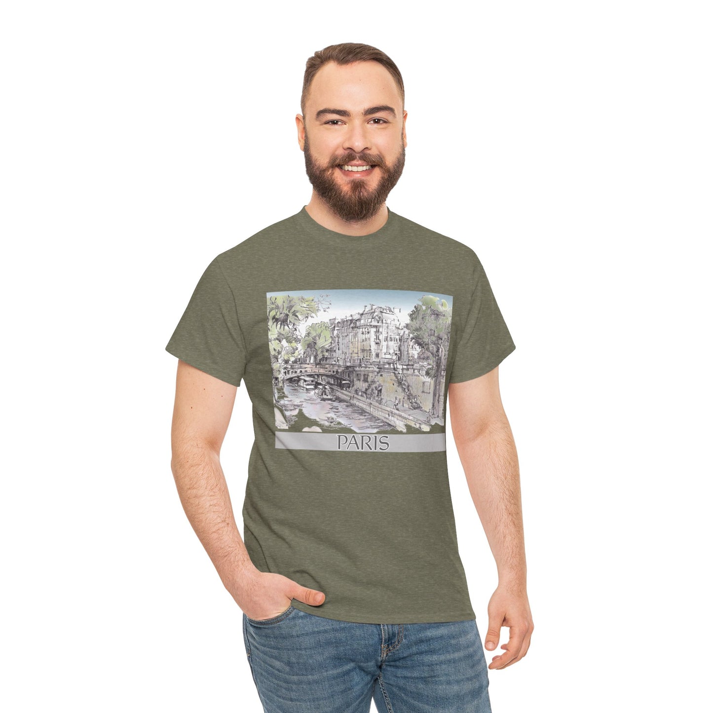 Paris-Inspired Unisex Crewneck T-shirt