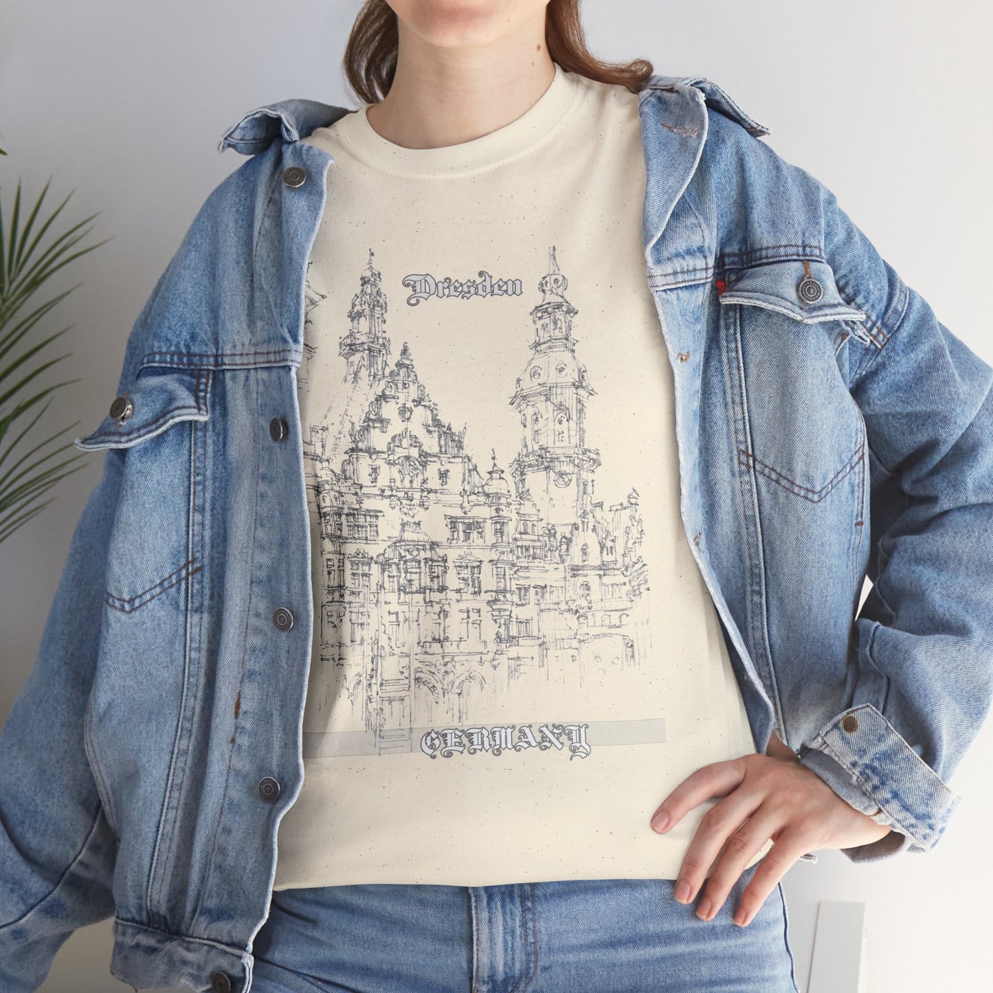 Dresden-Inspired Unisex Crewneck T-shirt