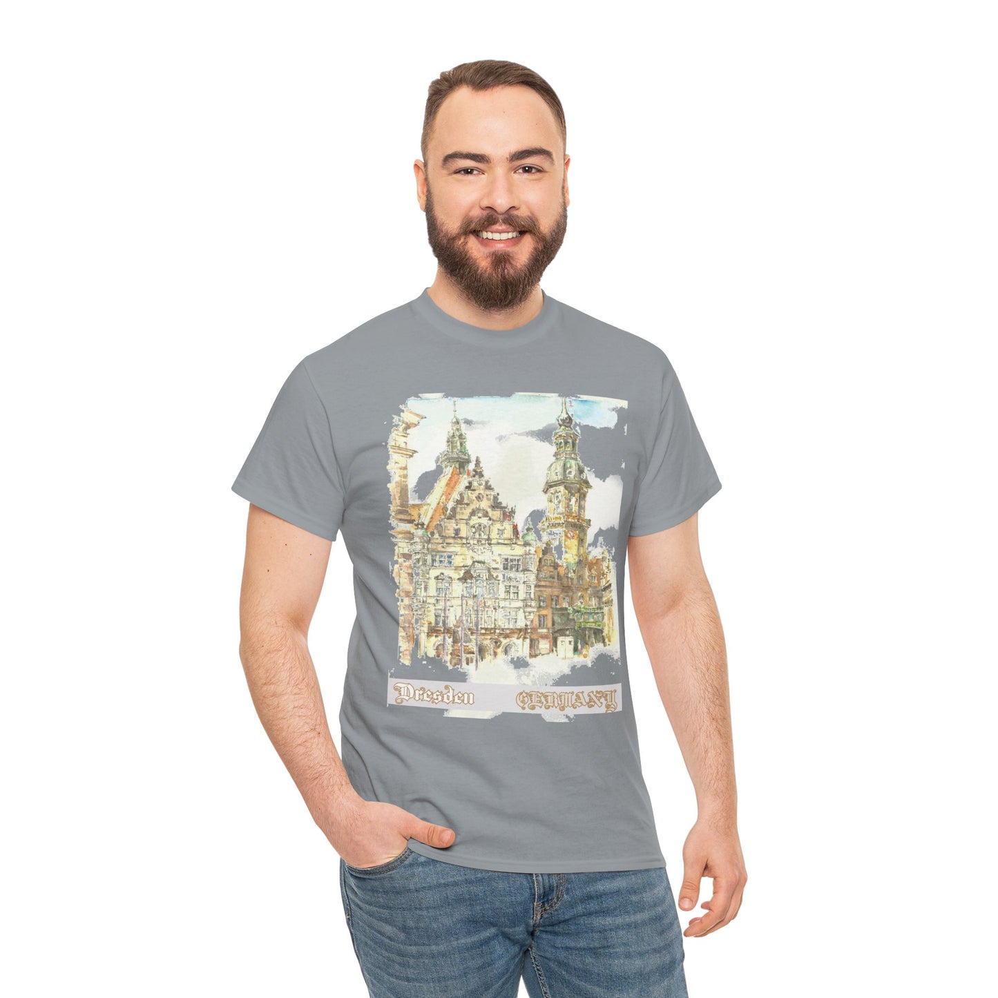 Dresden-Inspired Unisex Crewneck T-shirt