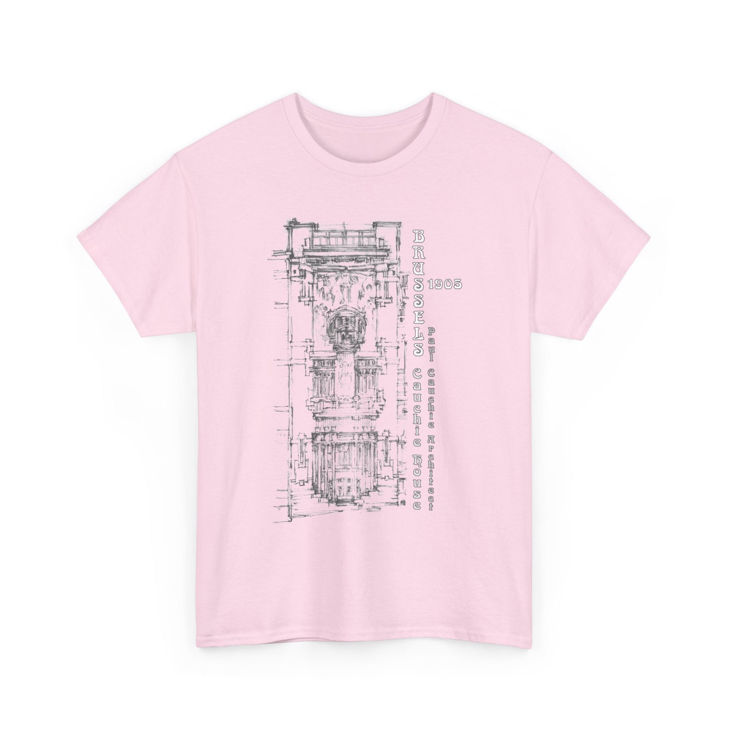 Brussel's Art-Nouveau-Inspired Unisex Crewneck T-shirt