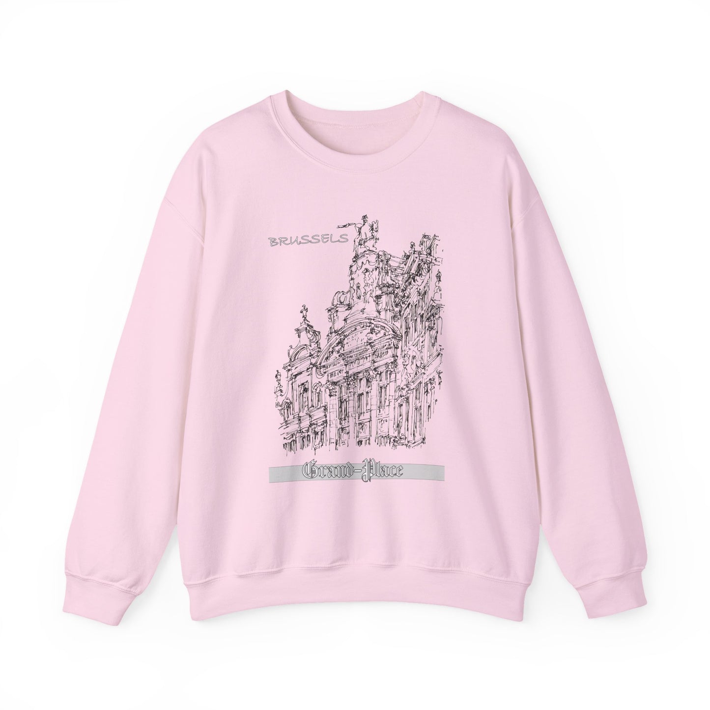 Brussel's Grand-Place-Inspired Unisex Crewneck Sweatshirt