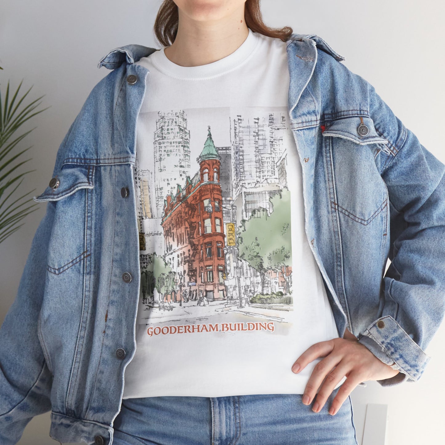 Gooderham building-Inspired Unisex Crewneck T-shirt