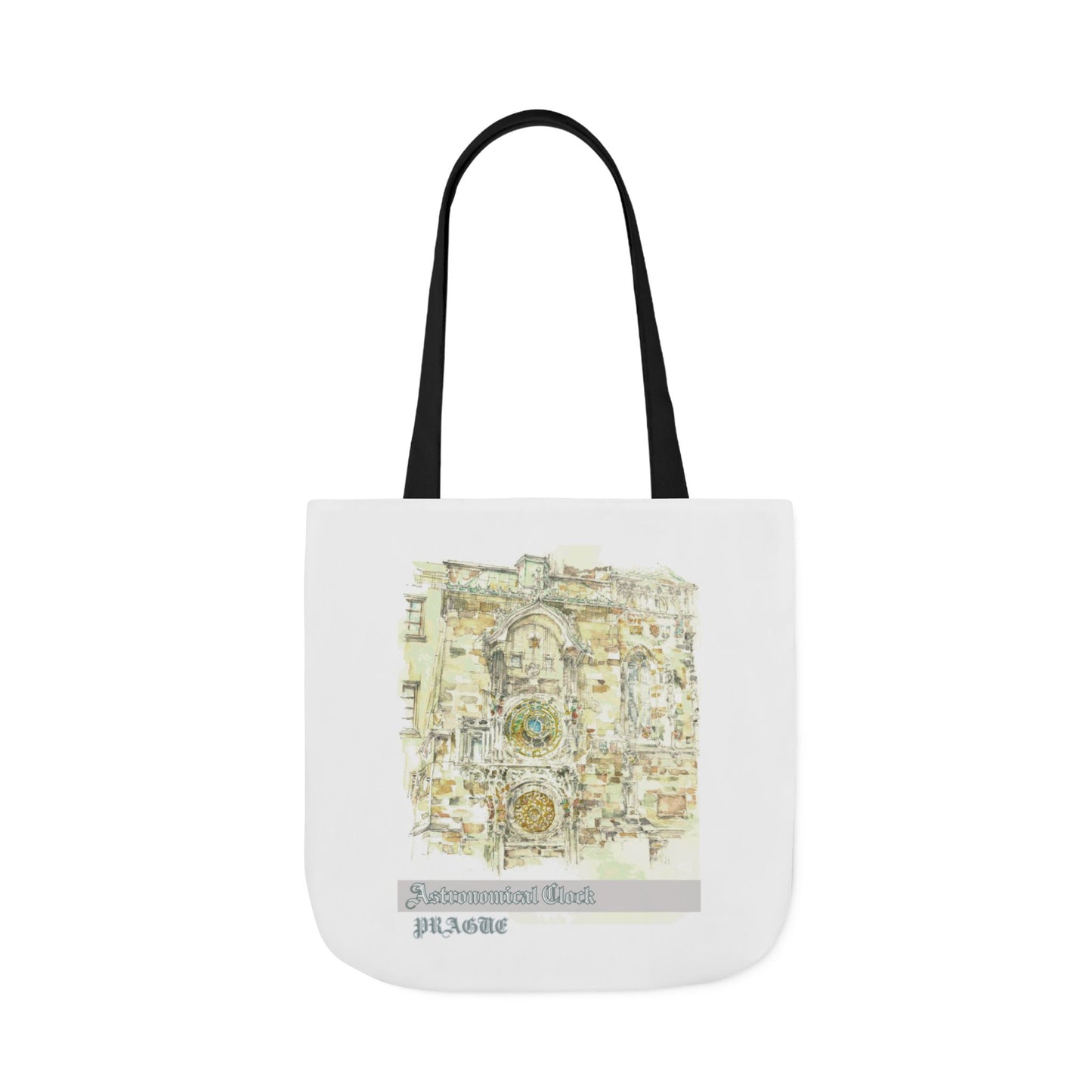 Prague-inspired Tote Bag with 4-Color Straps