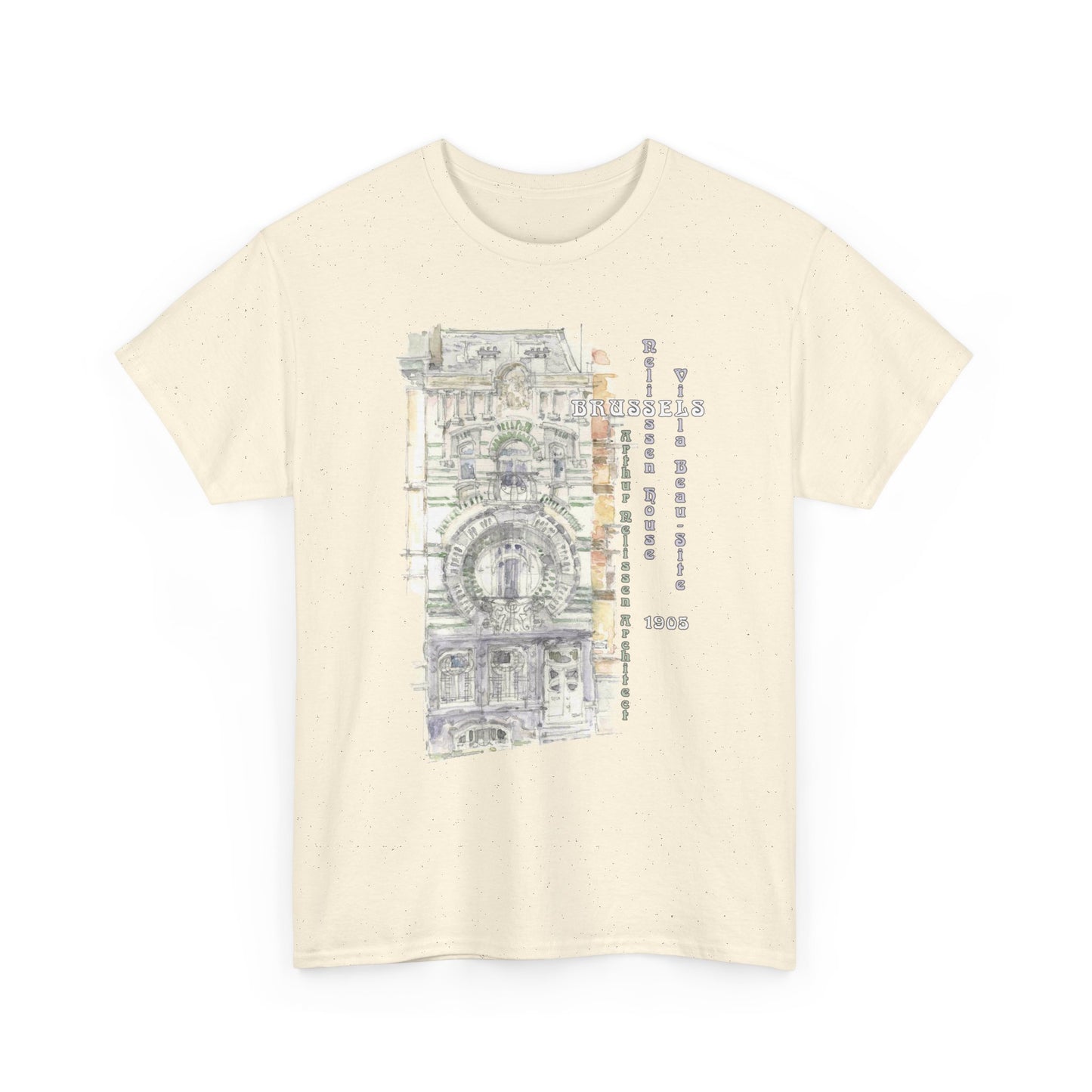 Brussel's Art-Nouveau-Inspired Unisex Crewneck T-shirt