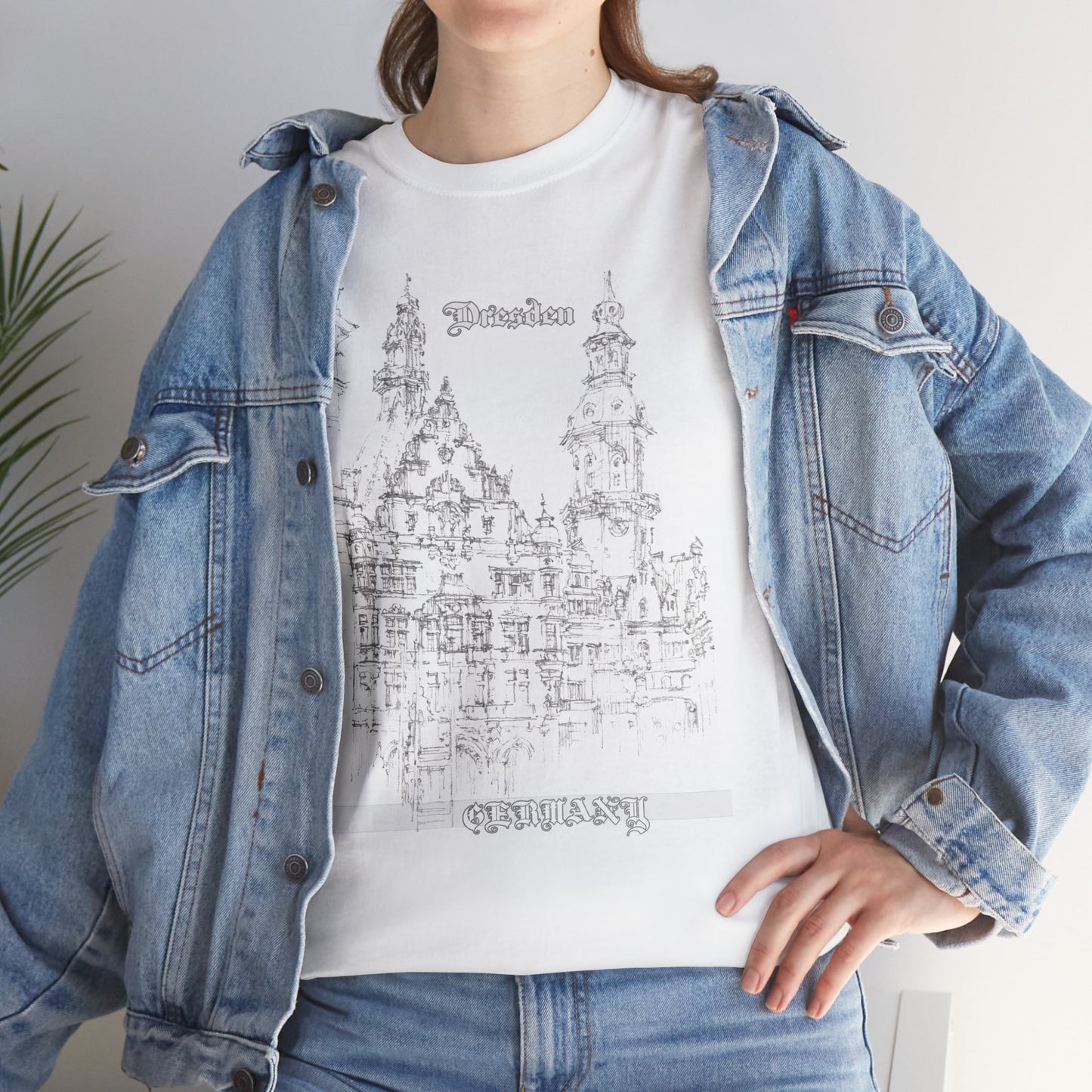 Dresden-Inspired Unisex Crewneck T-shirt