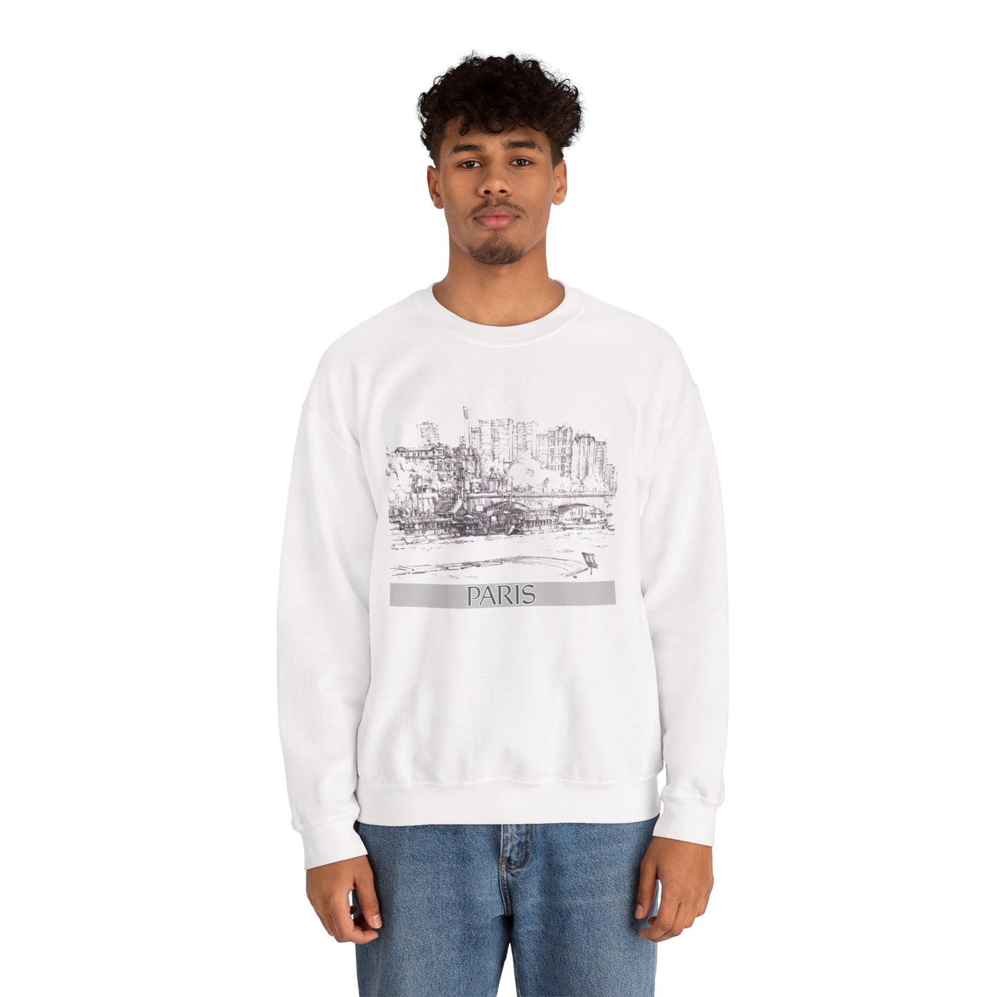 Paris-Inspired Unisex Crewneck Sweatshirt