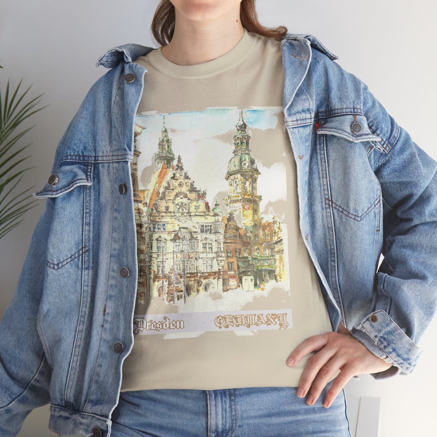 Dresden-Inspired Unisex Crewneck T-shirt