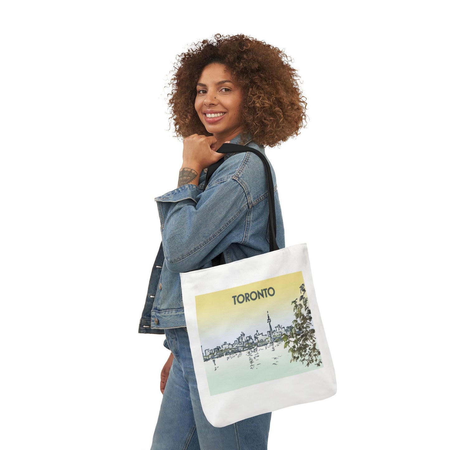 Toronto-inspired Tote Bag with 4-Color Straps