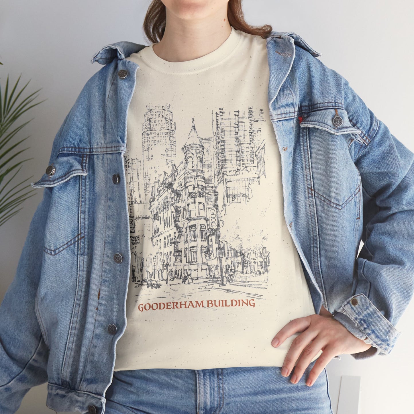 Gooderham building-Inspired Unisex Crewneck T-shirt