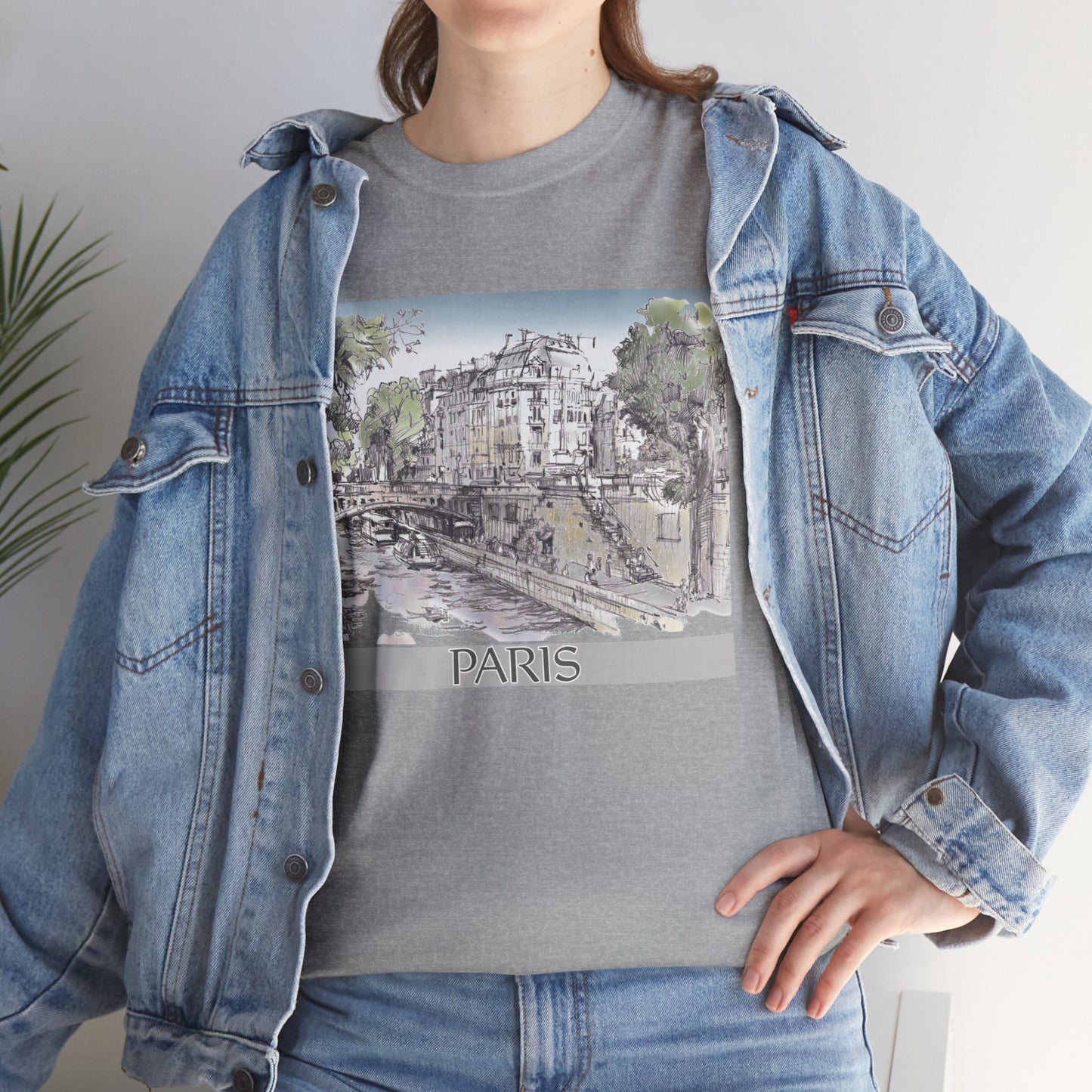 Paris-Inspired Unisex Crewneck T-shirt