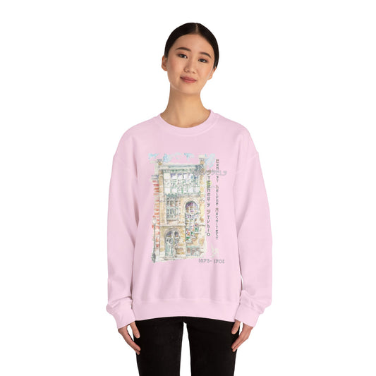 Brussel's Art-Nouveau-Inspired Unisex Crewneck Sweatshirt