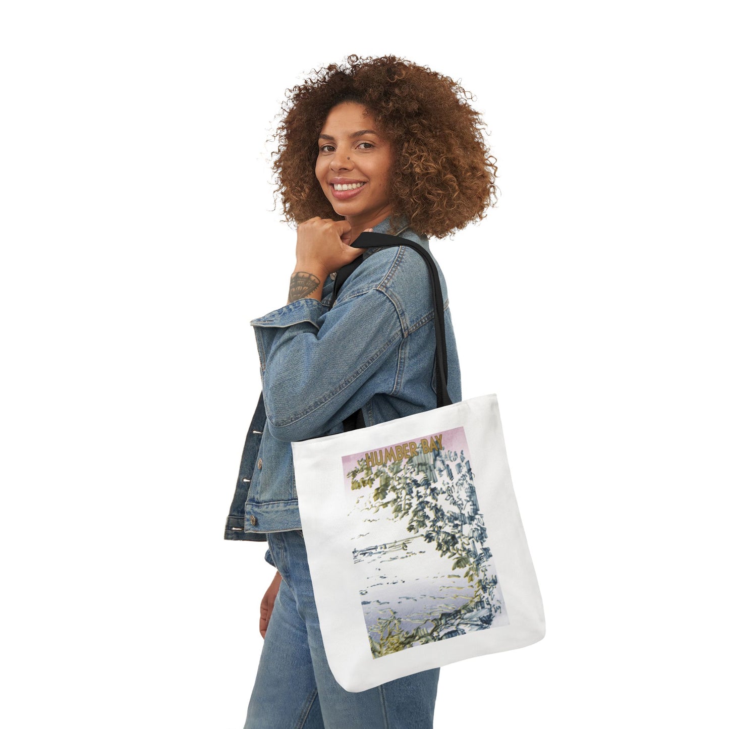 Toronto Humber Bay-inspired Tote Bag with 5-Color Straps