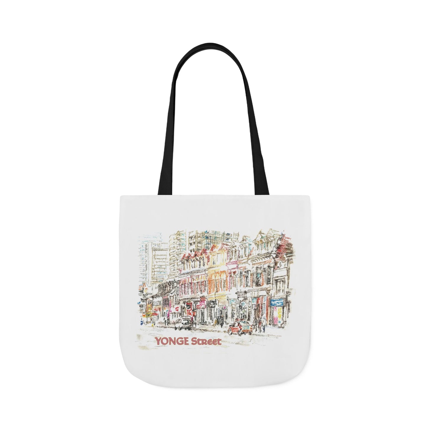 Yonge Street-inspired Tote Bag with 5-Color Straps