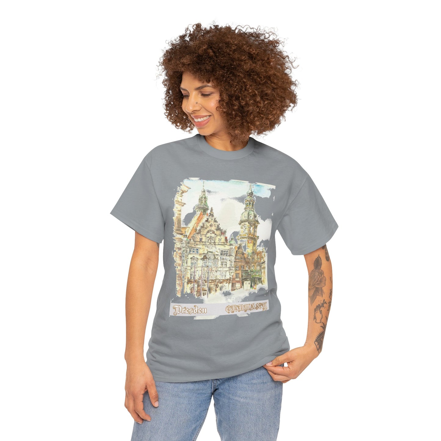 Dresden-Inspired Unisex Crewneck T-shirt