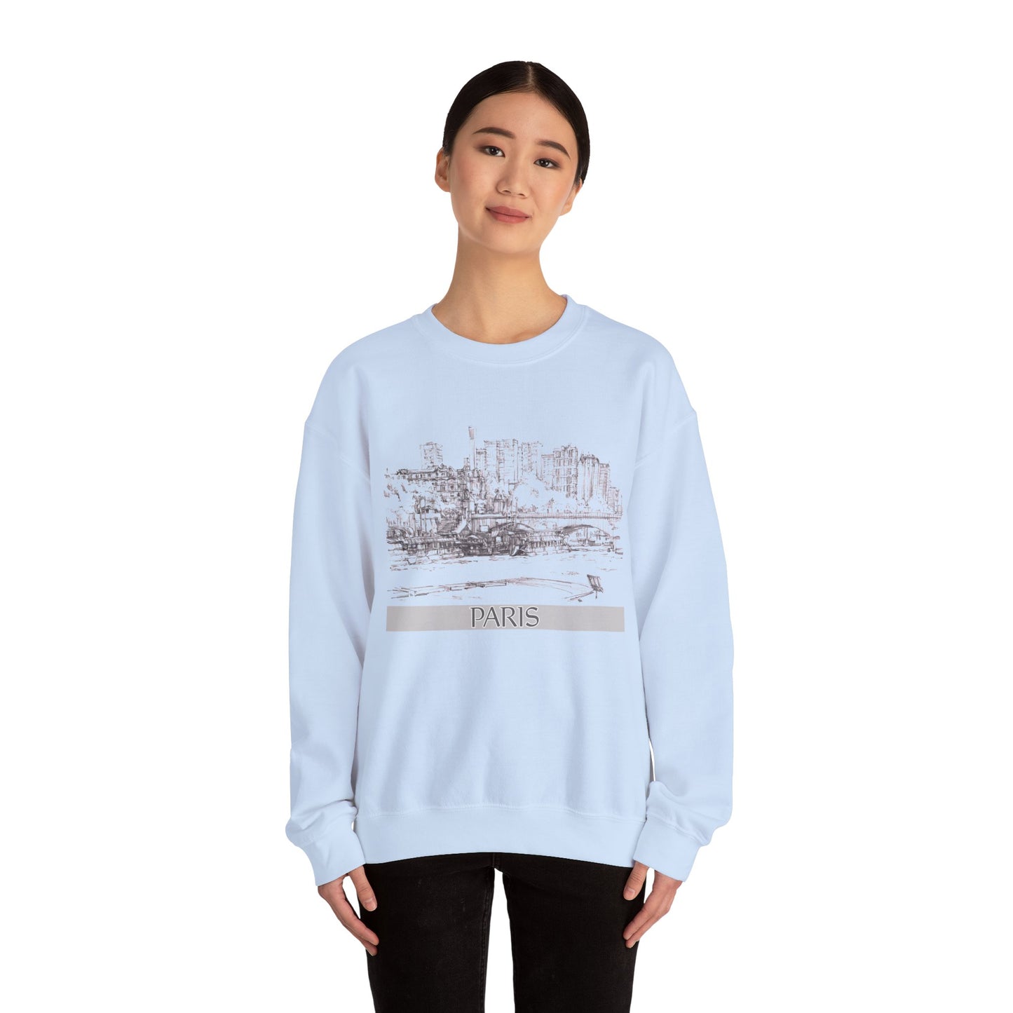 Paris-Inspired Unisex Crewneck Sweatshirt