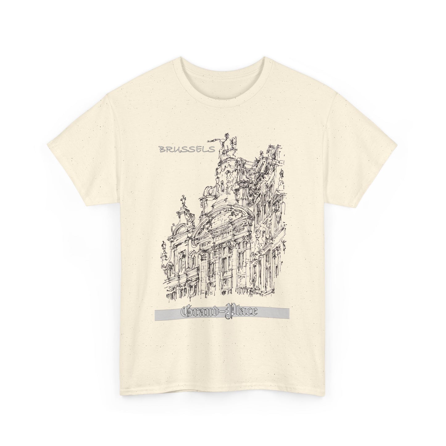 Brussel's Grand-Place-Inspired Unisex Crewneck T-shirt