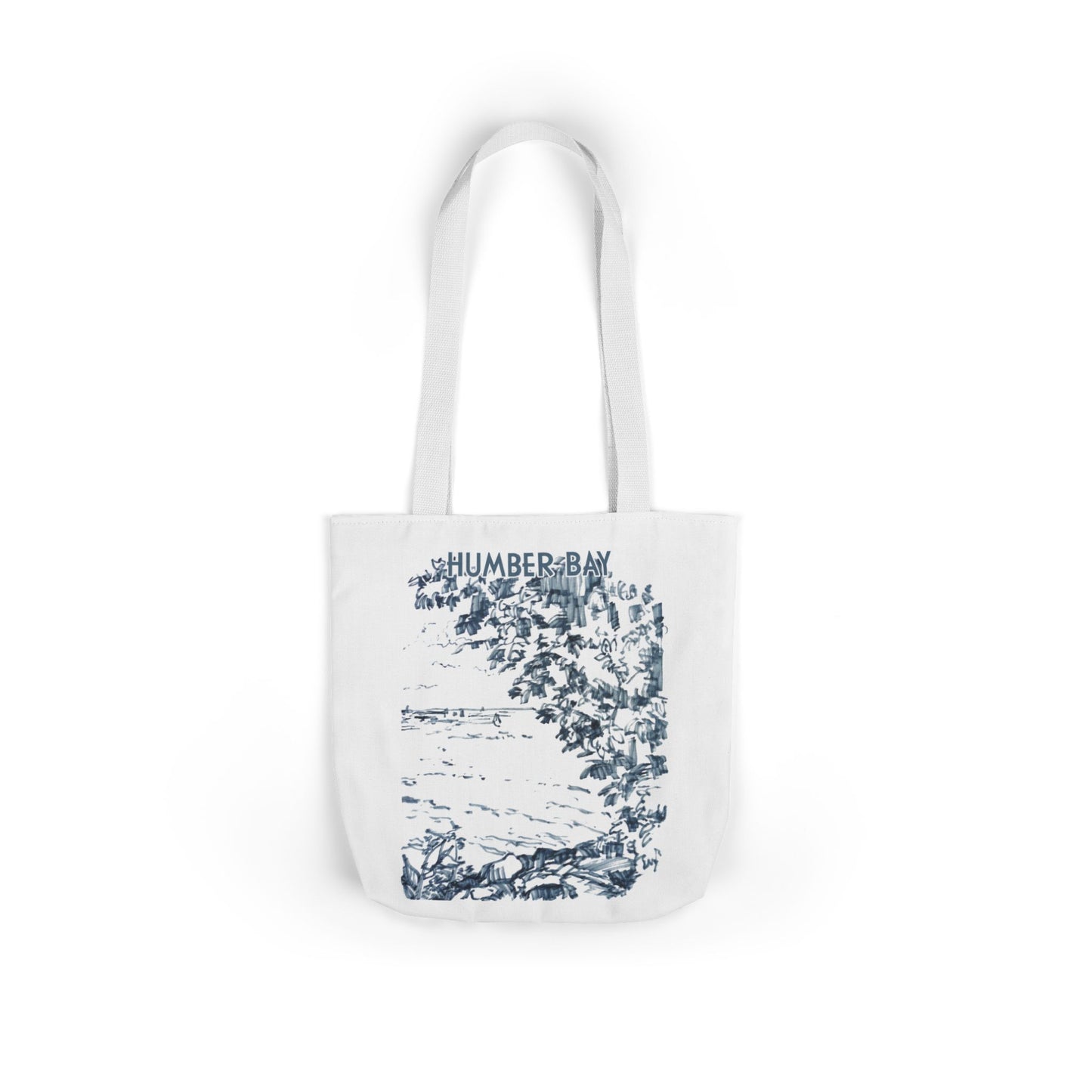 Toronto Humber Bay-inspired Tote Bag with 3-Color Straps