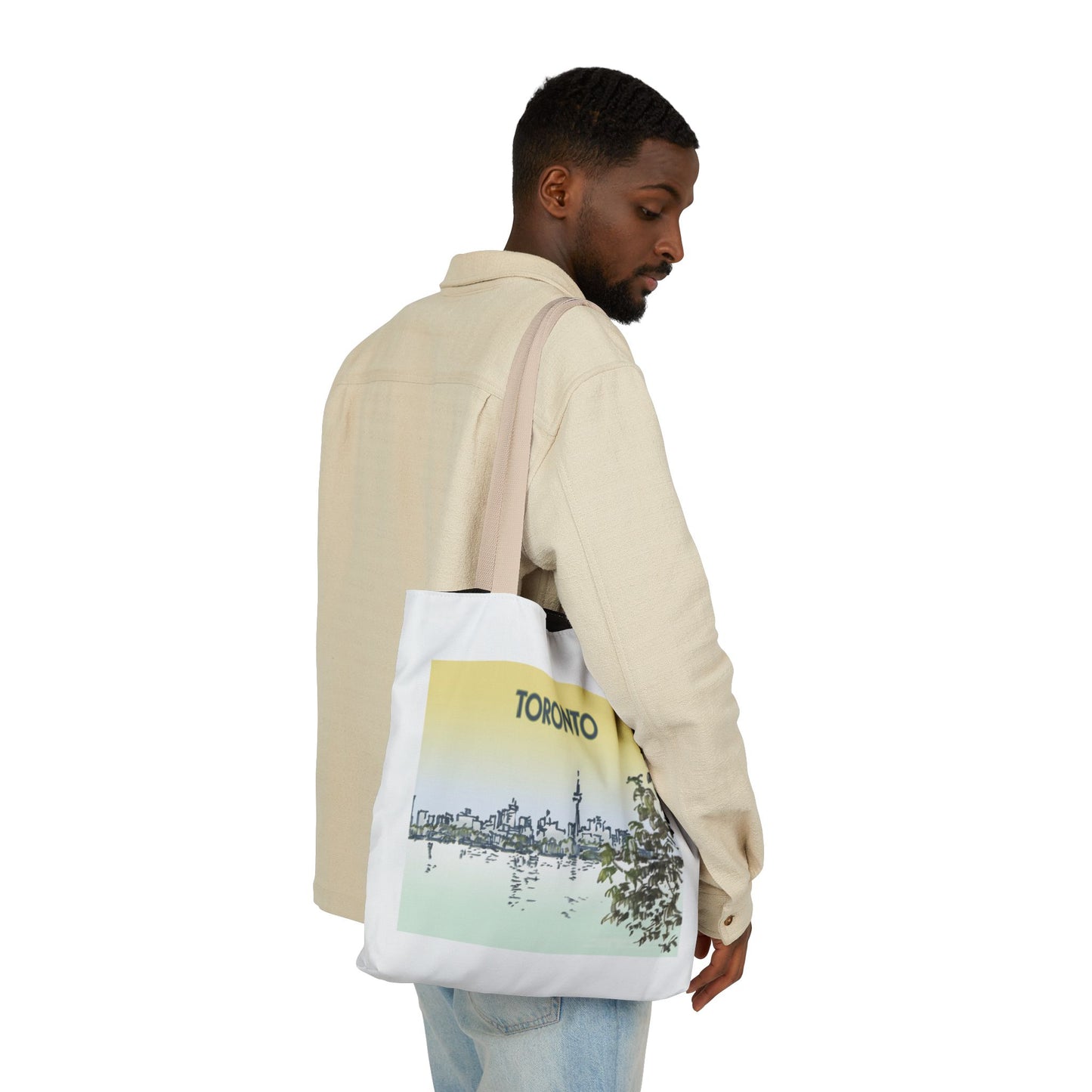 Toronto-inspired Tote Bag with 4-Color Straps