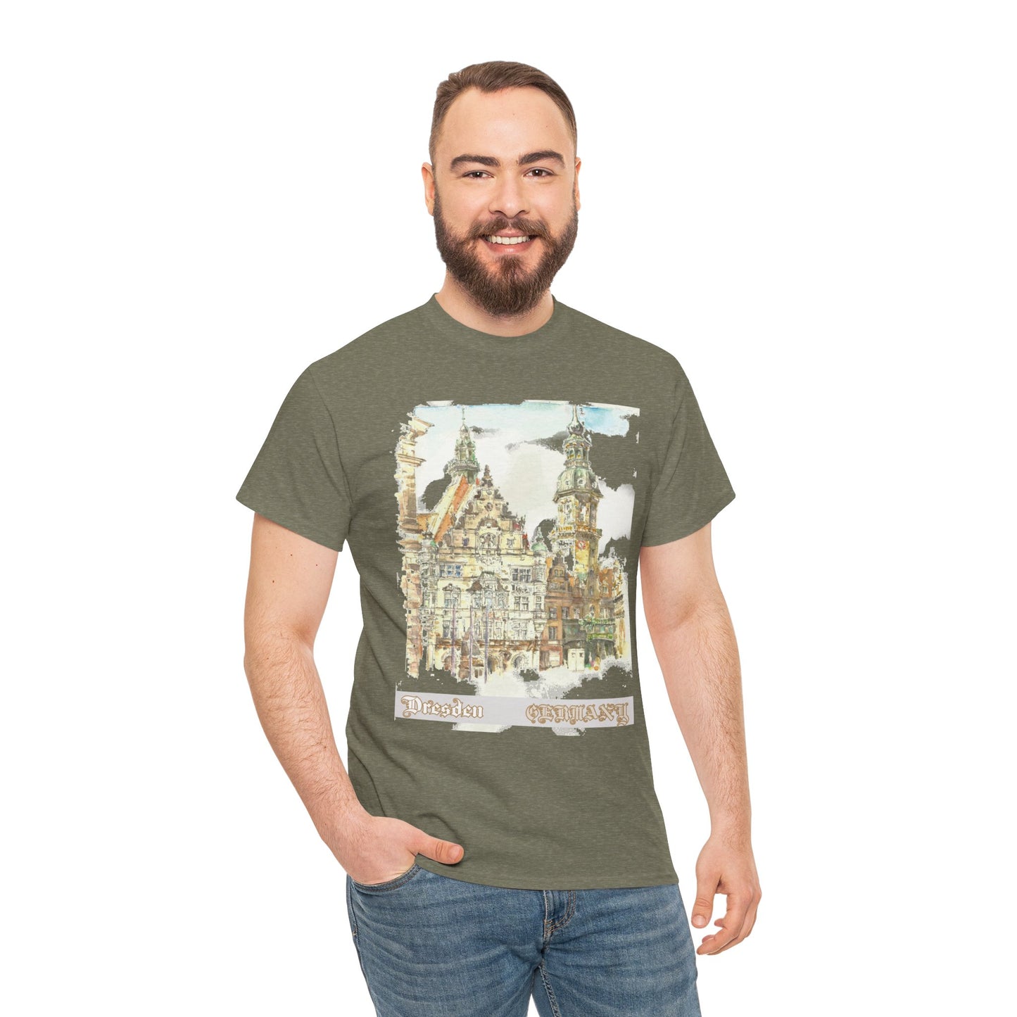 Dresden-Inspired Unisex Crewneck T-shirt