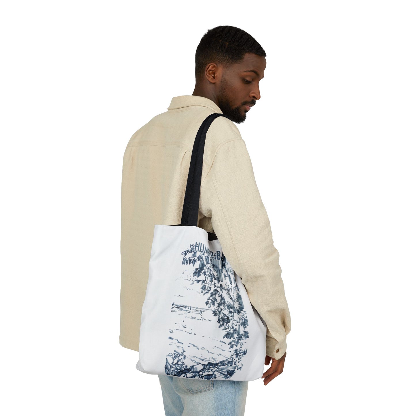 Toronto Humber Bay-inspired Tote Bag with 3-Color Straps