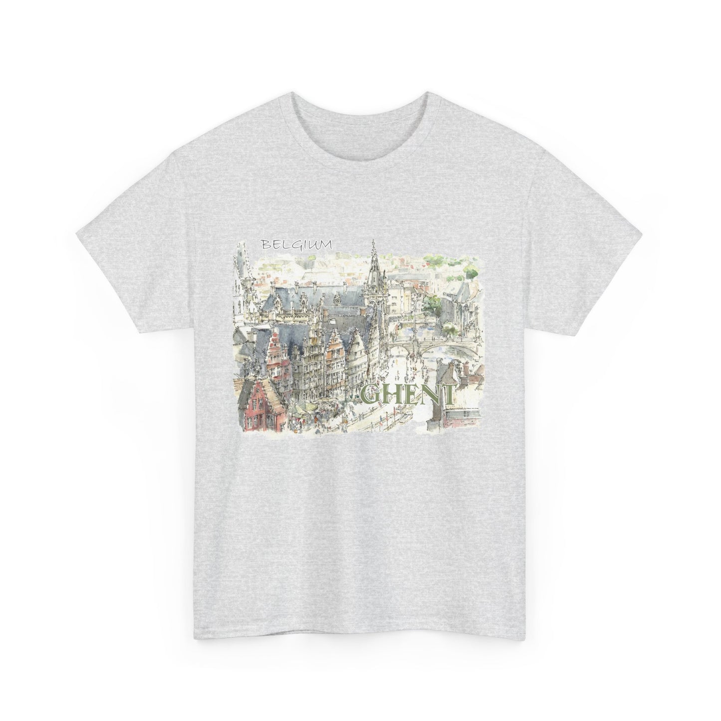 Ghent-Inspired Unisex Crewneck T-shirt