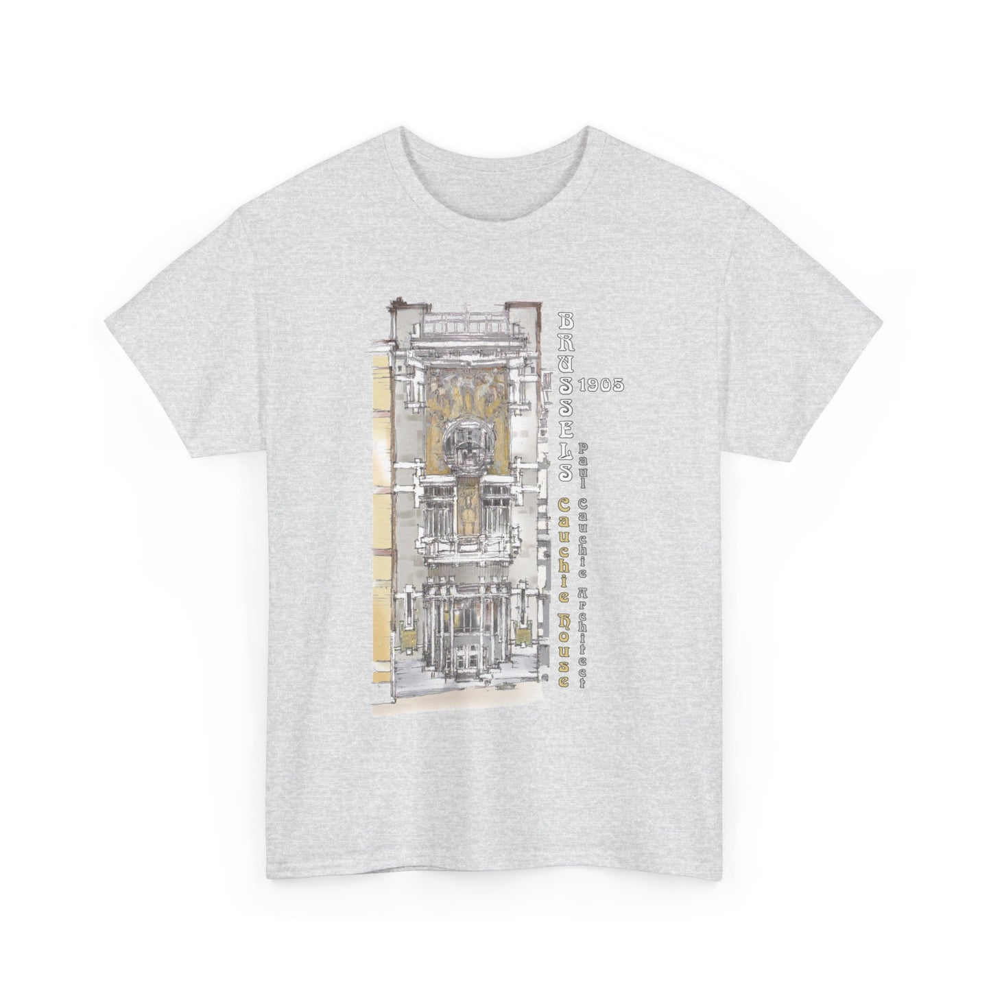 Brussel's Art-Nouveau-Inspired Unisex Crewneck T-shirt