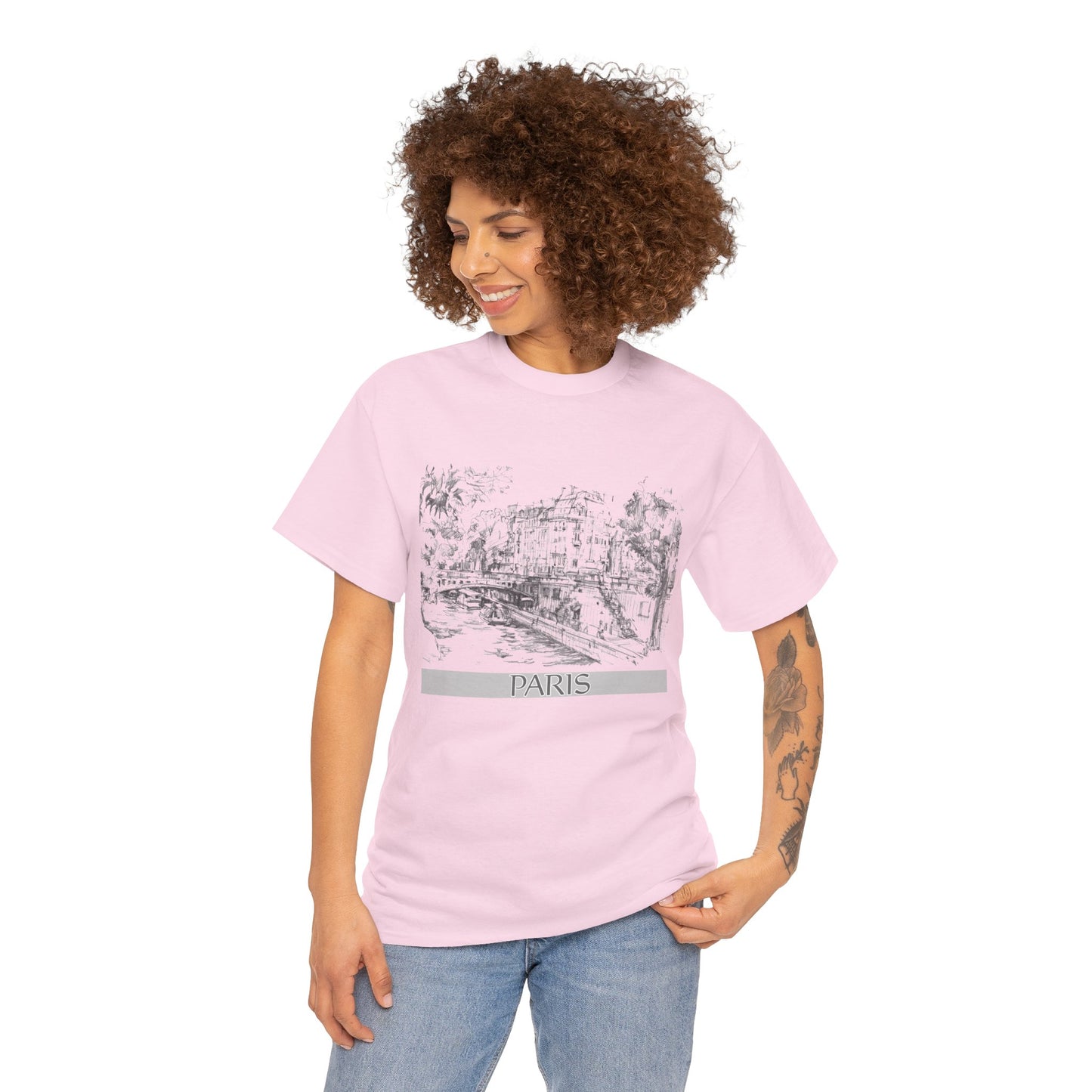 Paris-Inspired Unisex Crewneck T-shirt