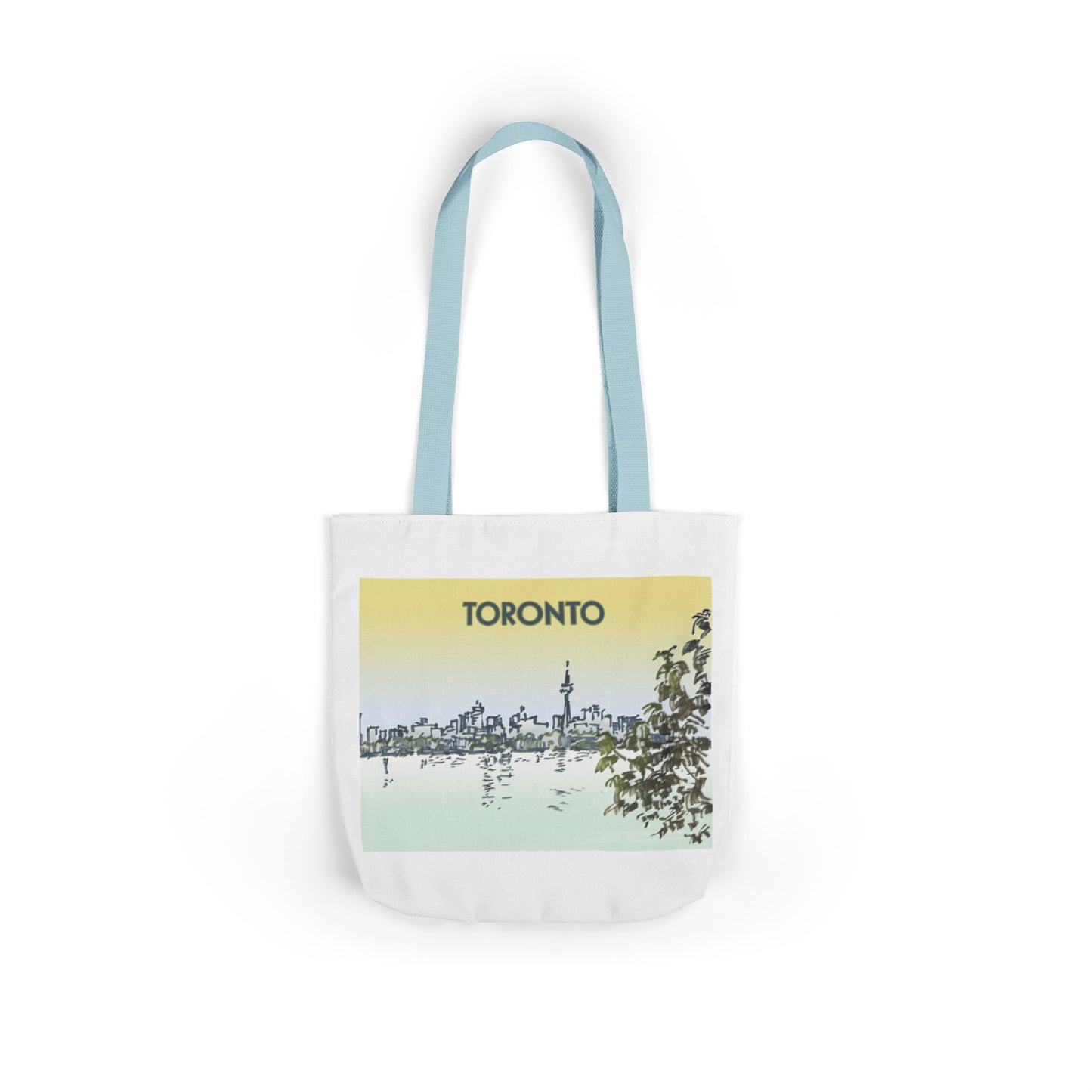 Toronto-inspired Tote Bag with 4-Color Straps