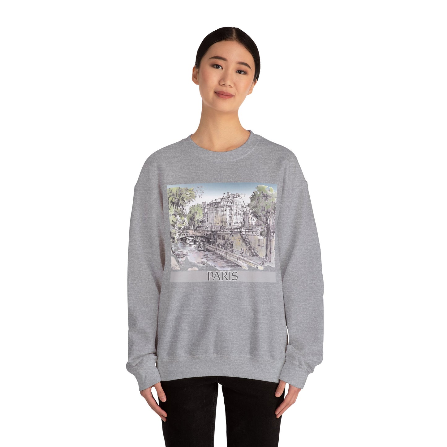Paris-Inspired Unisex Crewneck Sweatshirt