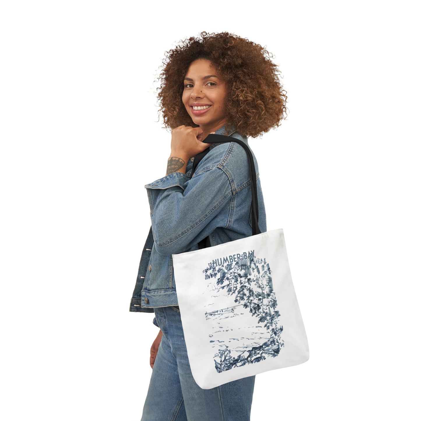 Toronto Humber Bay-inspired Tote Bag with 3-Color Straps