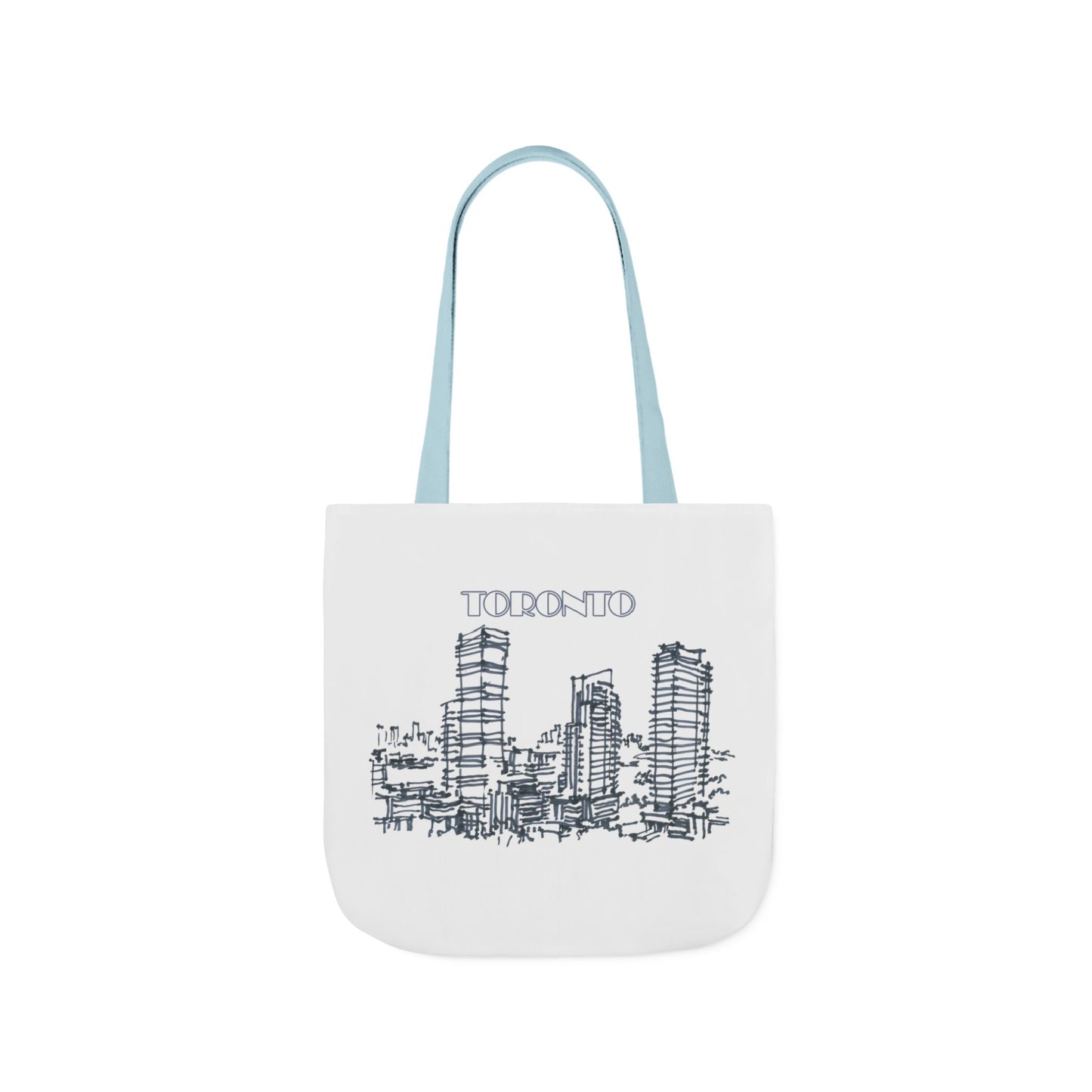 Toronto-inspired Tote Bag with 3-Color Straps