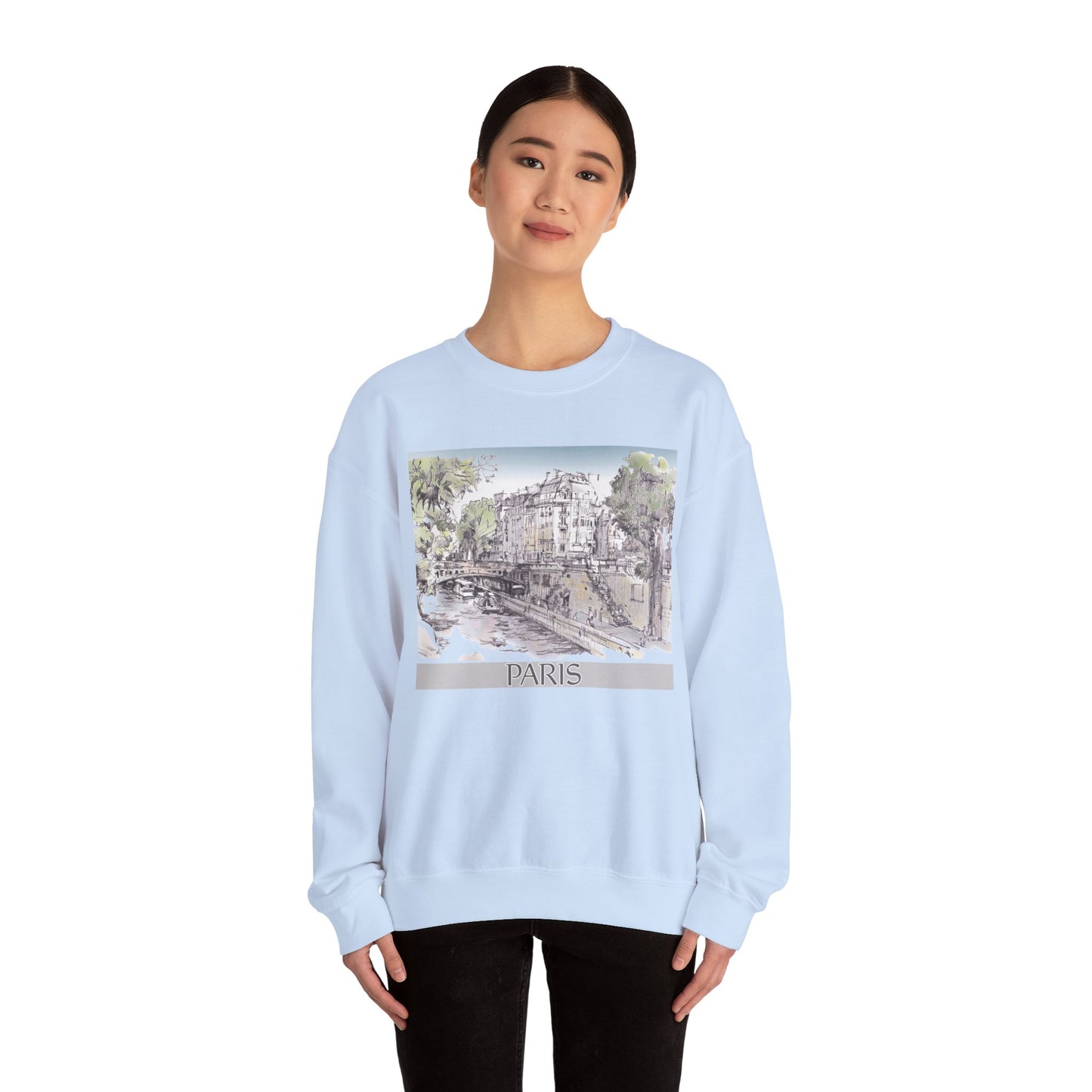 Paris-Inspired Unisex Crewneck Sweatshirt