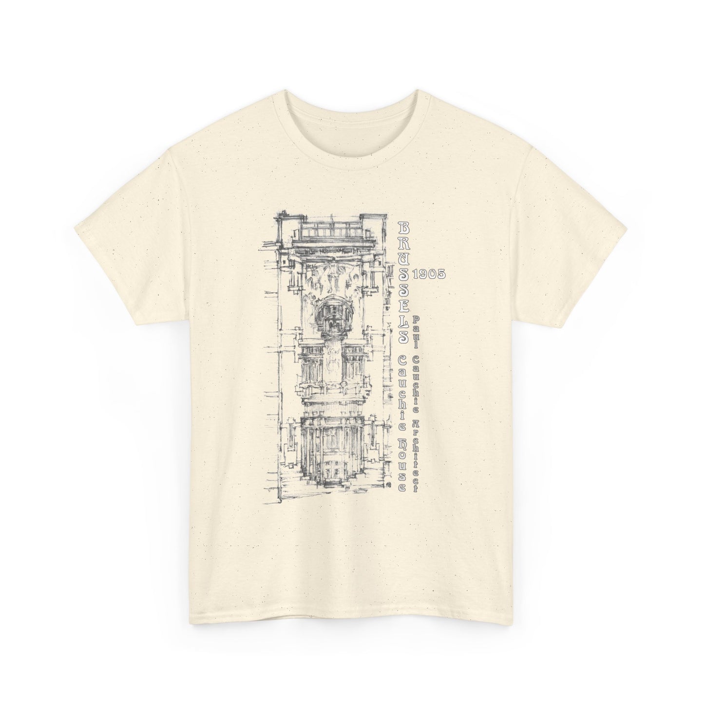 Brussel's Art-Nouveau-Inspired Unisex Crewneck T-shirt