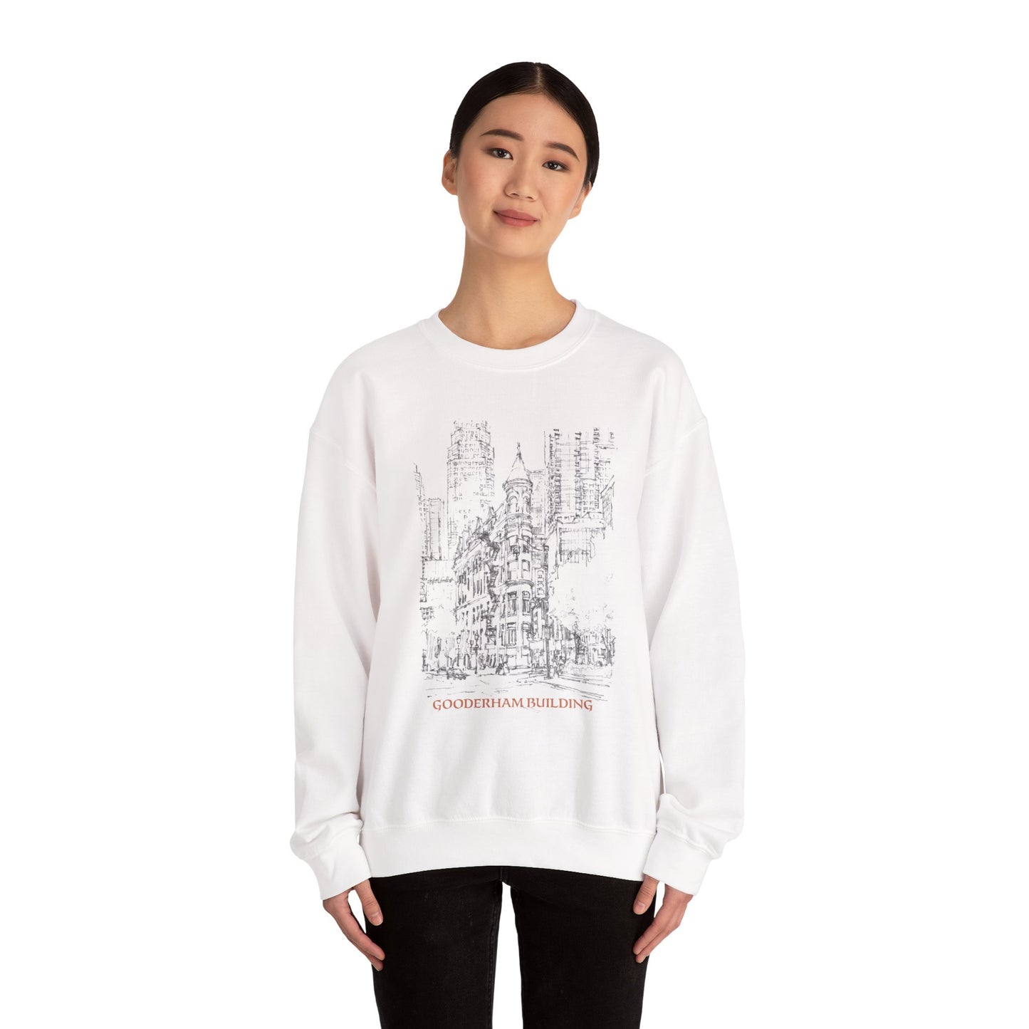 Toronto Gooderham building-Inspired Unisex Crewneck Sweatshirt