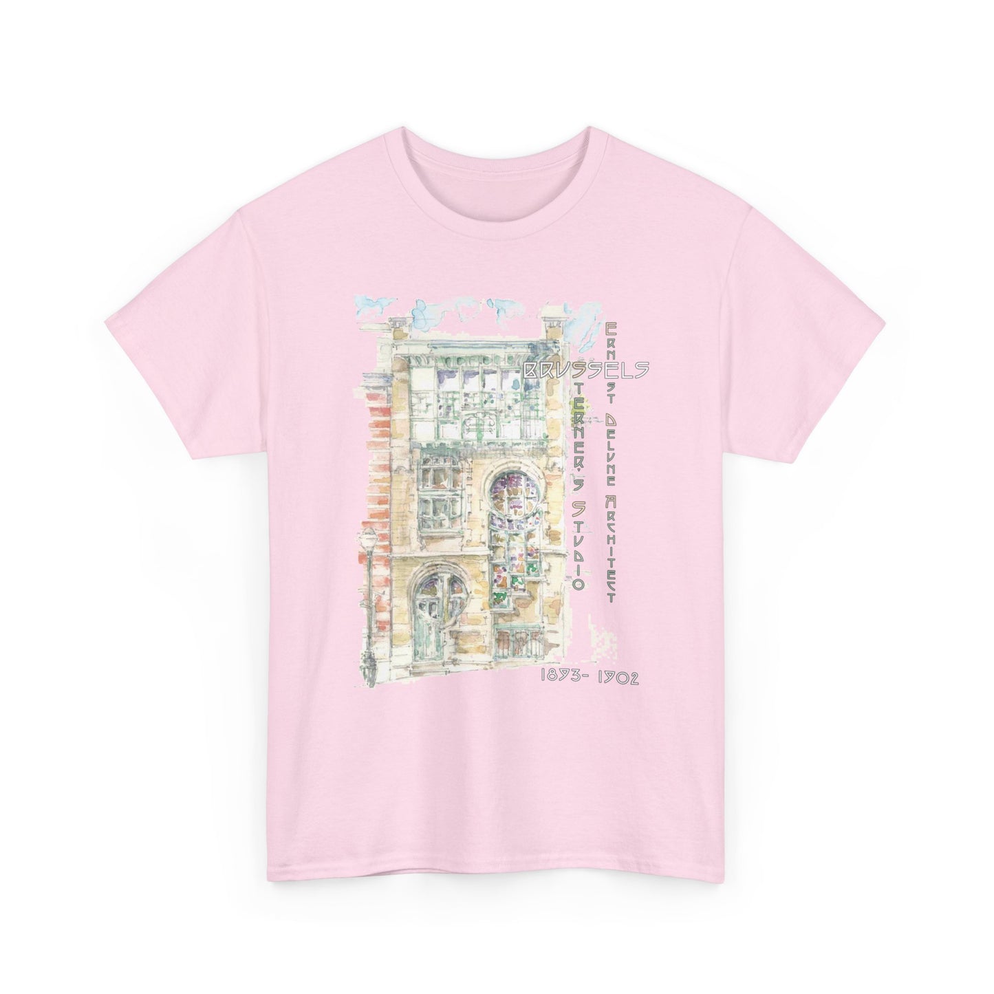 Brussel's Art-Nouveau-Inspired Unisex Crewneck T-shirt