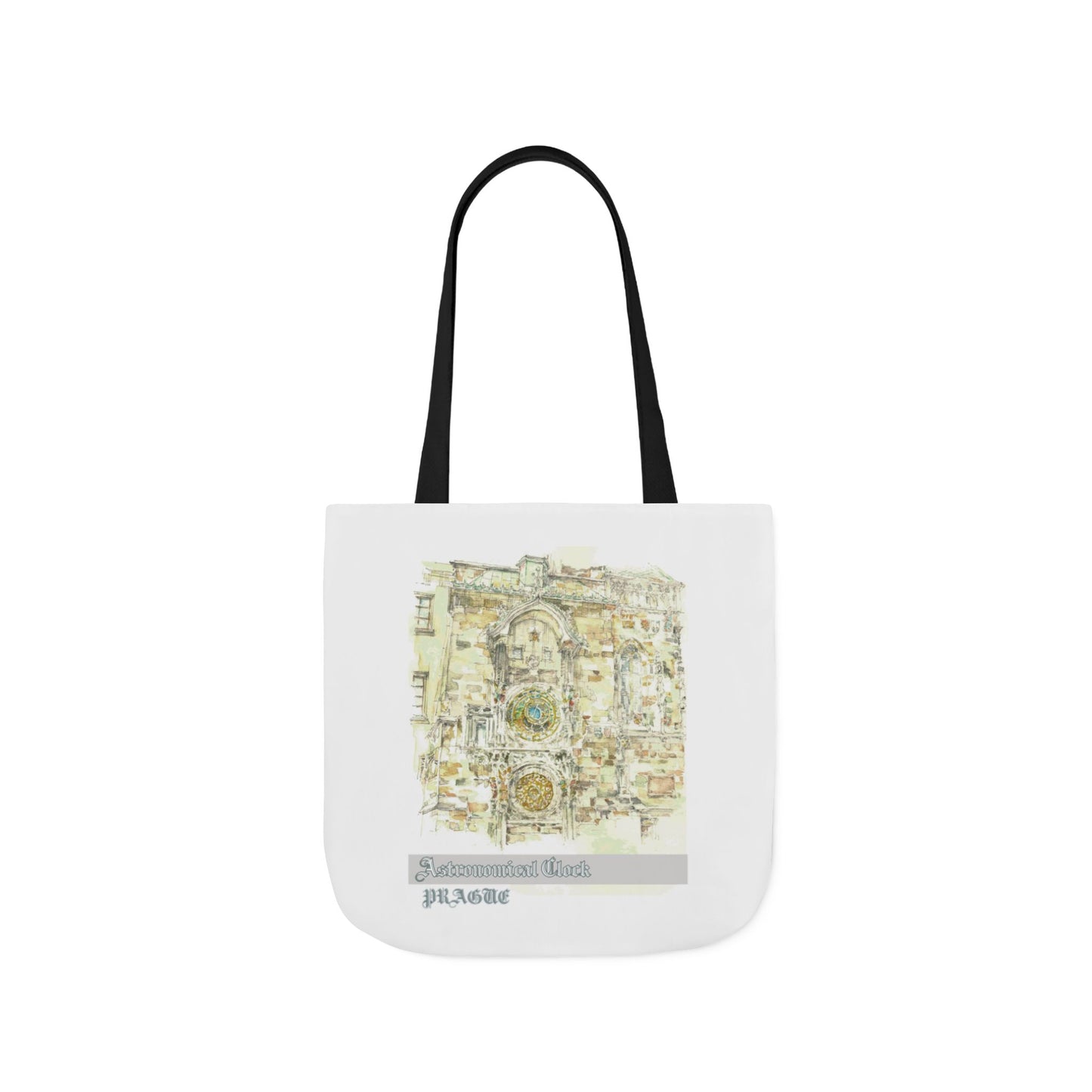 Prague-inspired Tote Bag with 4-Color Straps