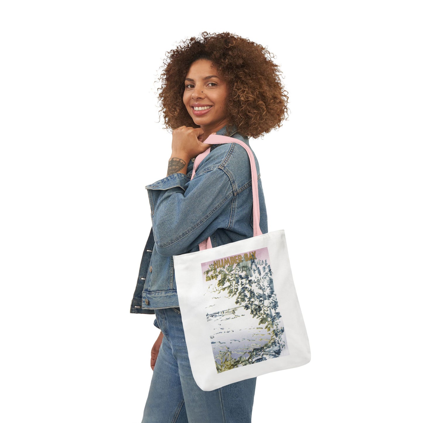 Toronto Humber Bay-inspired Tote Bag with 5-Color Straps