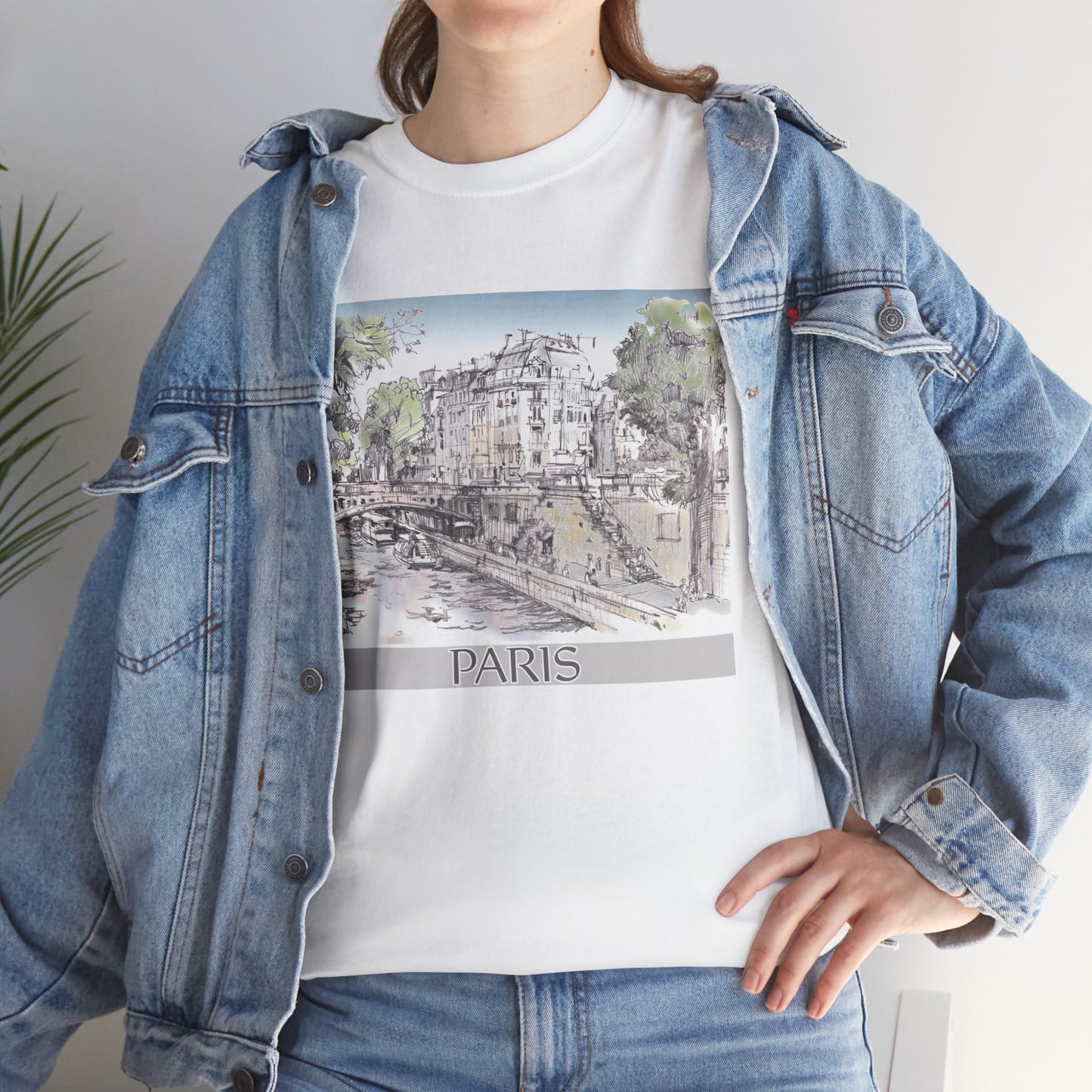 Paris-Inspired Unisex Crewneck T-shirt
